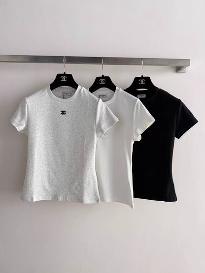26ss Double C logo T-shirt on the chest