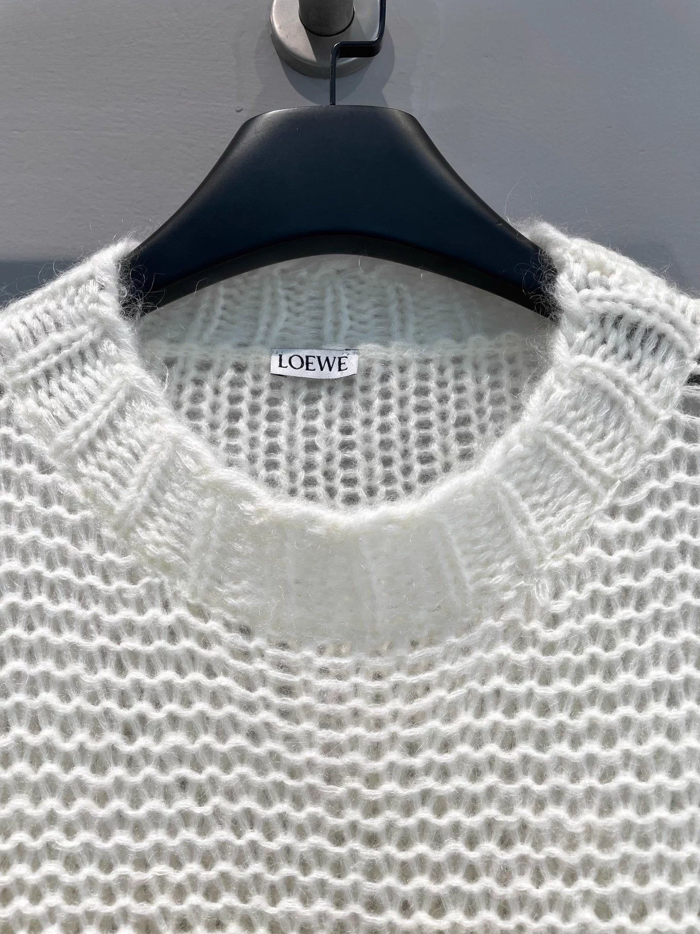 Mohair Long-Sleeve Sweater