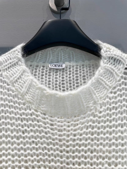 Mohair Long-Sleeve Sweater