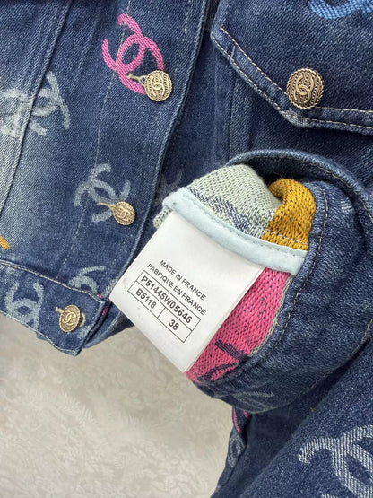 Jacquard Denim Jacket