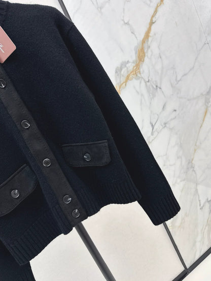25fw new cashmere stand collar jacket