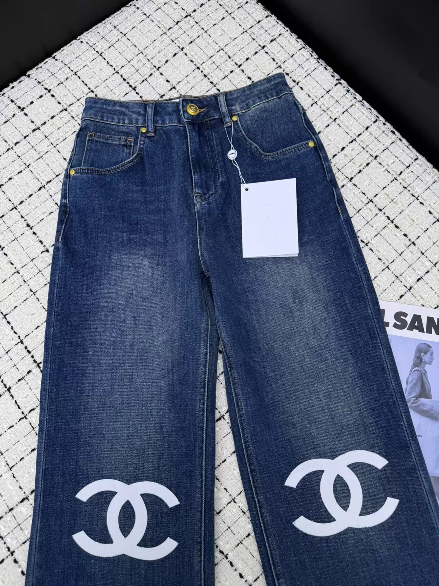 26ss Large logo jeans