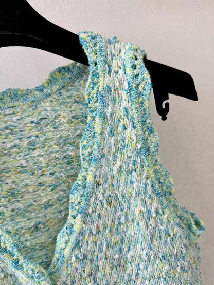 Mohair Blend Knitted Vest