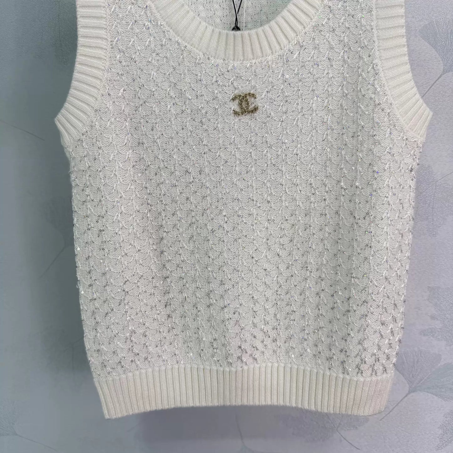Knitted Sleeveless Vest