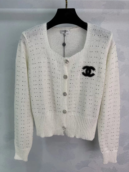 Classic knit cardigan