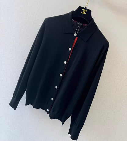 Shirt Collar Cardigan
