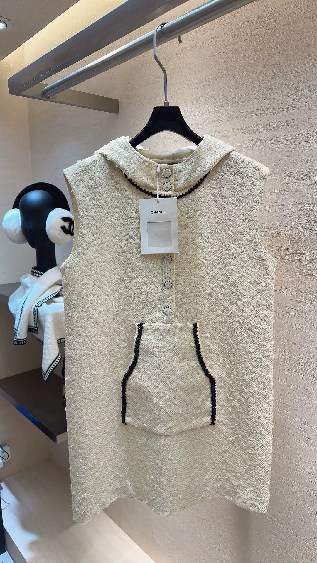 Hooded Sleeveless Dress