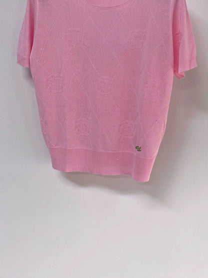 26ss logo knit T-shirt