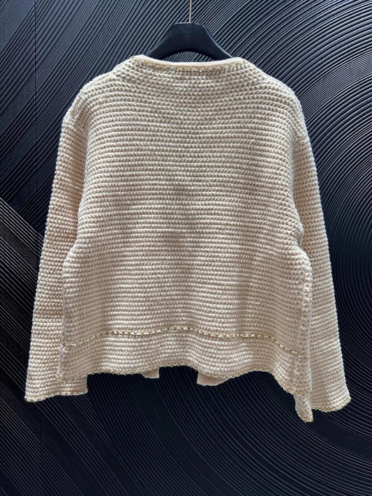 French style small fragrance knitted cardigan(vintage series)