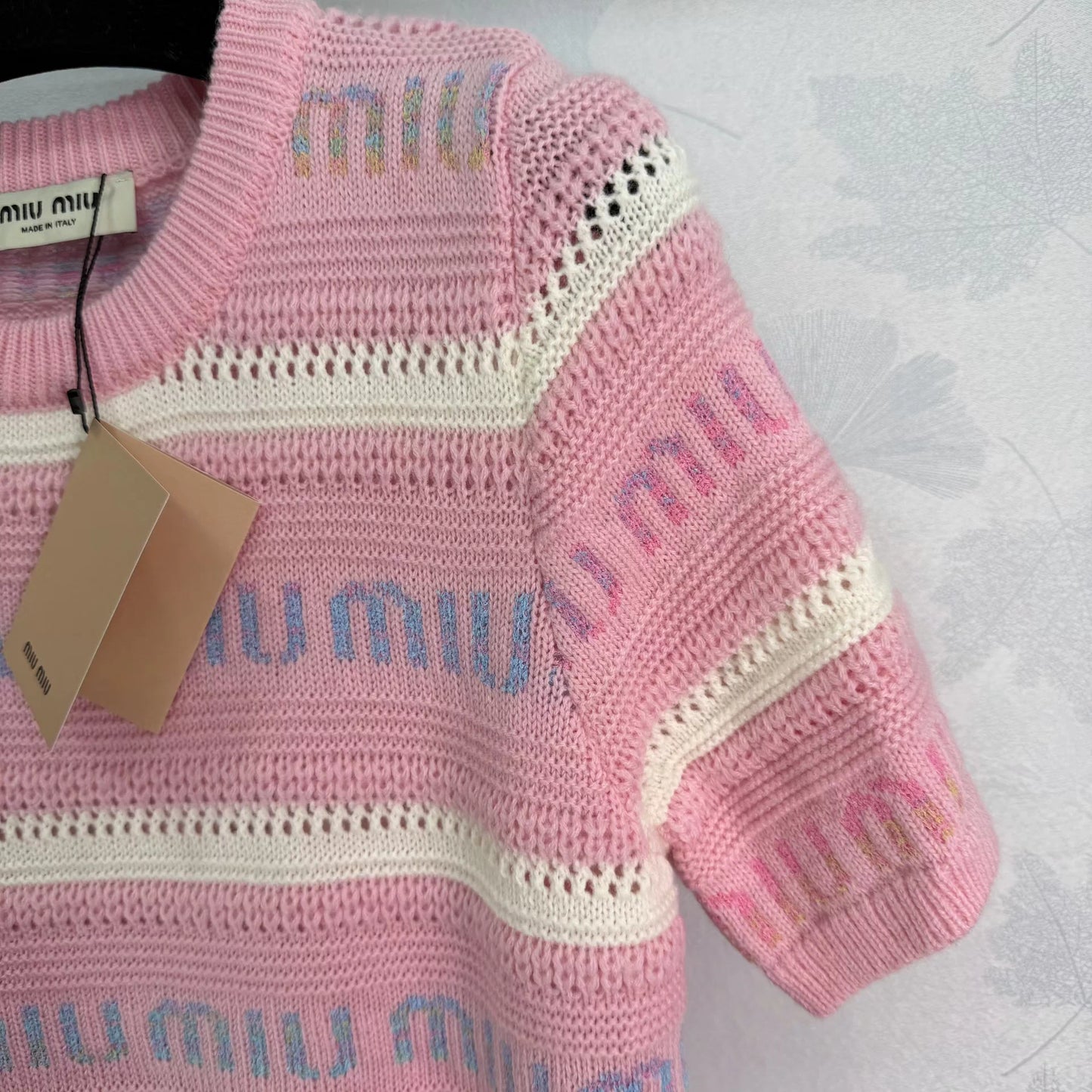 Striped Knit Short-Sleeve T-Shirt