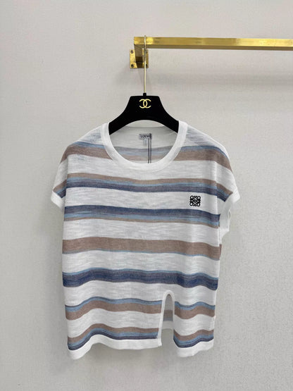 26ss Striped Knit T-shirt
