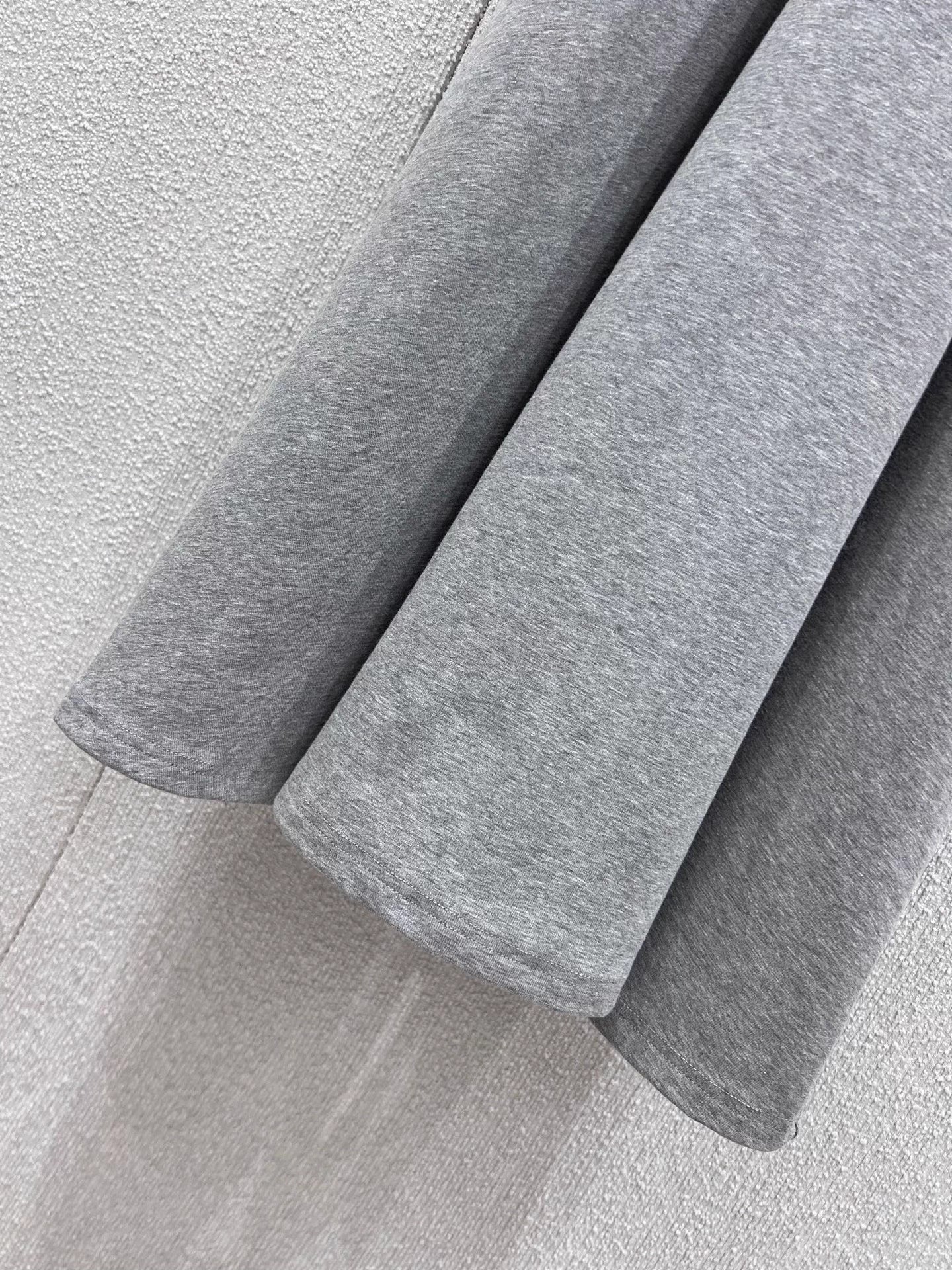 Grey Dress with Bow Tie