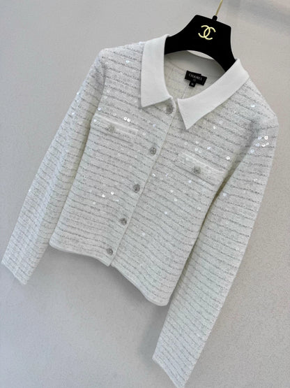 Tweed and Sequined Jacket
