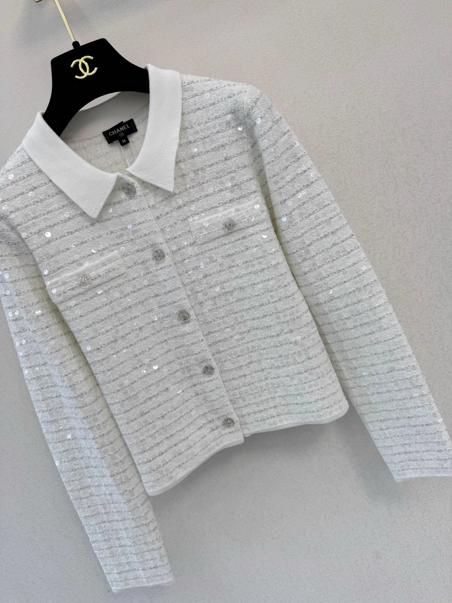 Tweed and Sequined Jacket