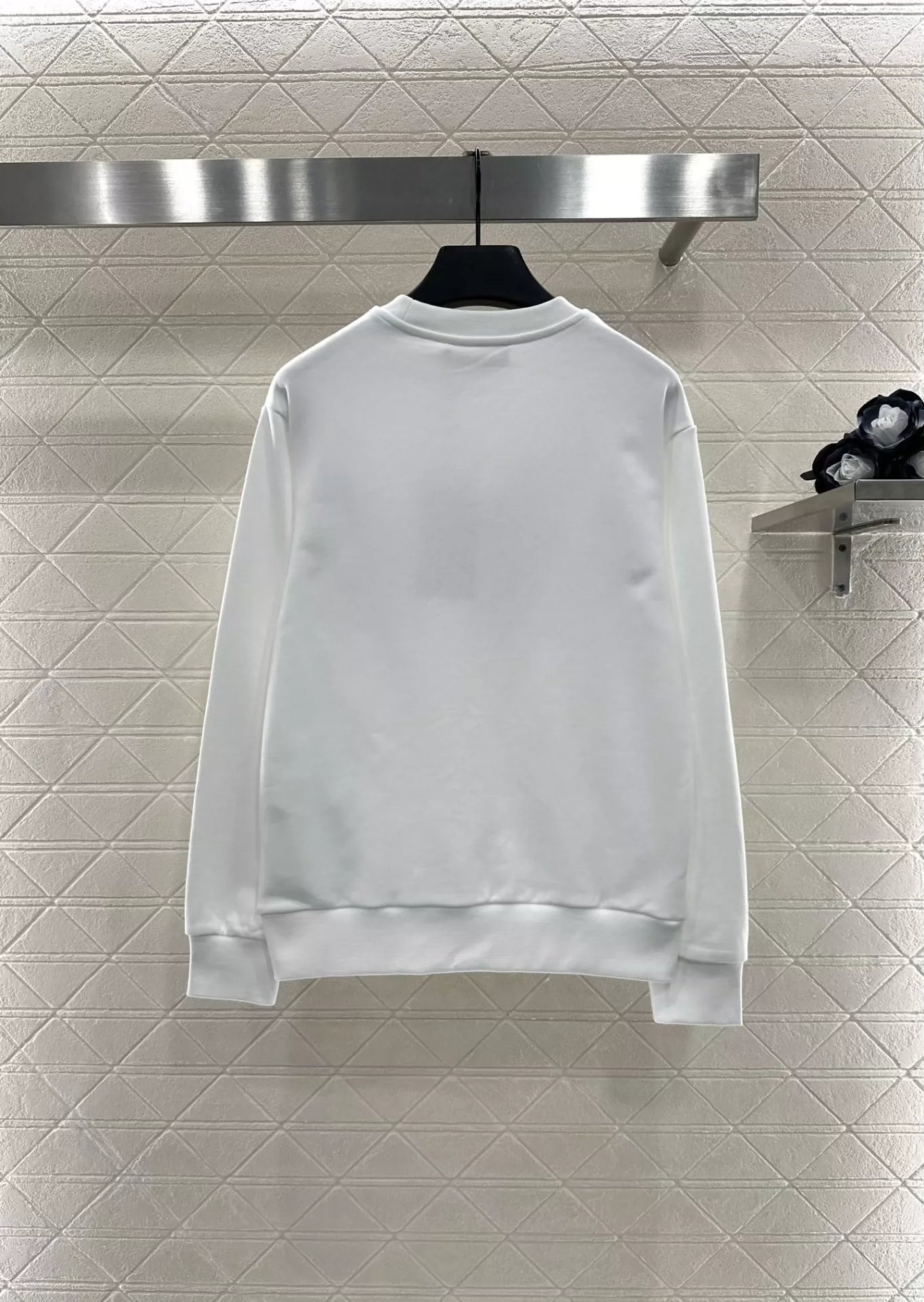 25fw Round neck letter contrasting hoodie