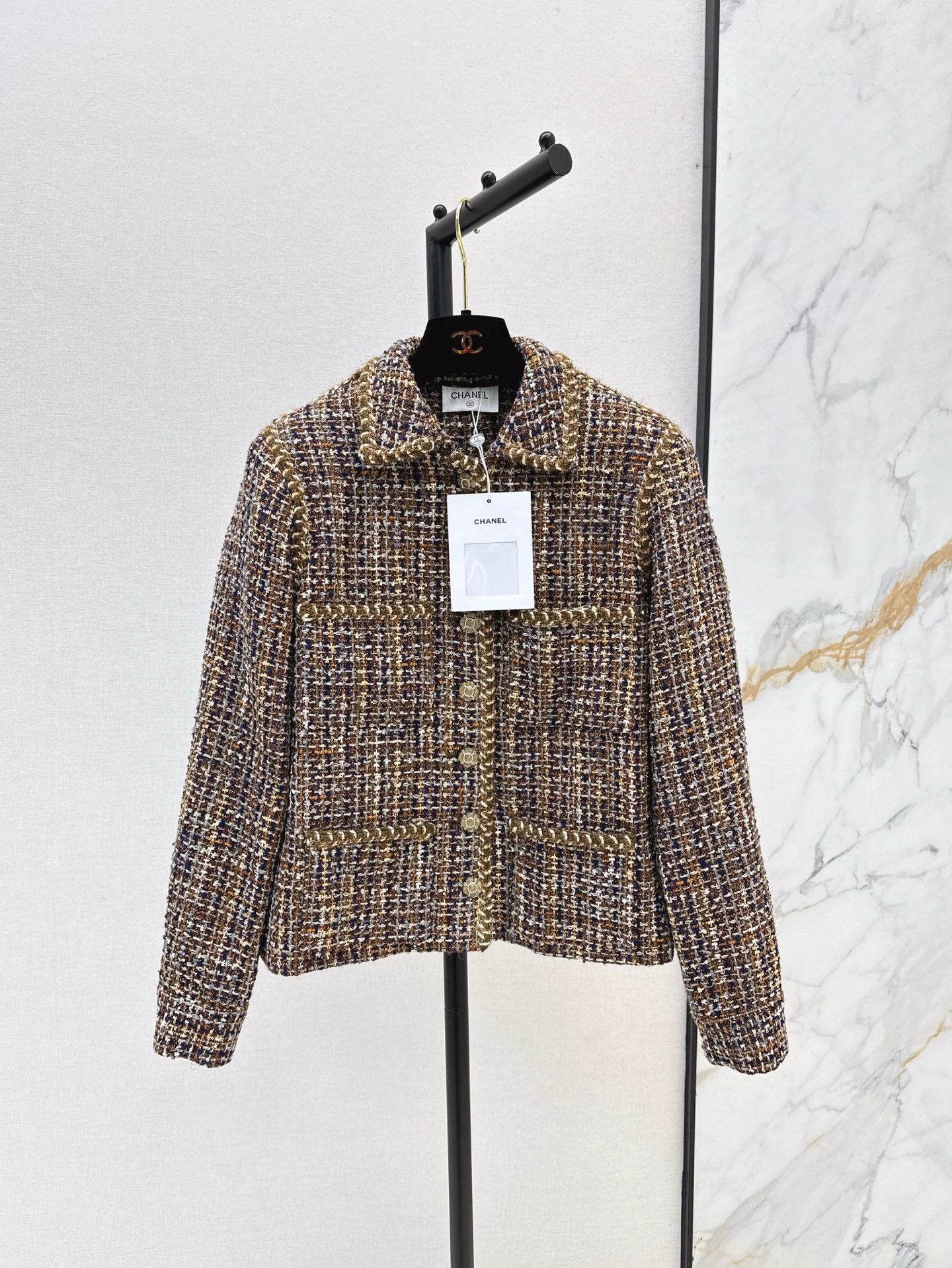 Collared Pocket Woven Coat