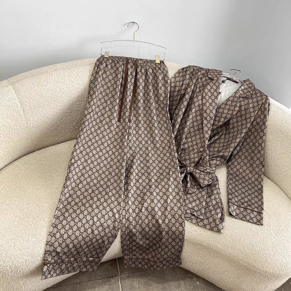 26ss robe-style cardigan + trousers