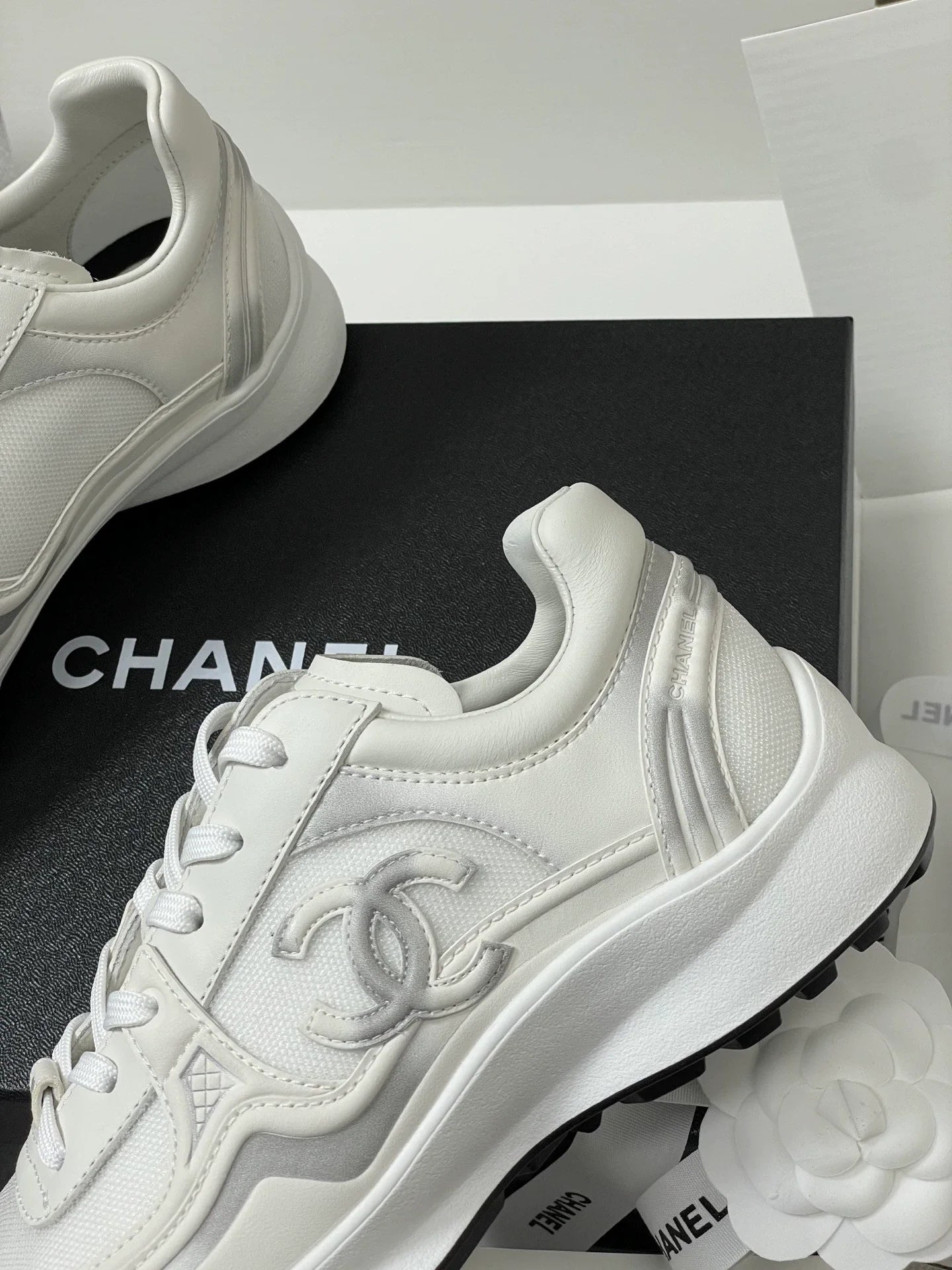 Double C Mesh Sneakers