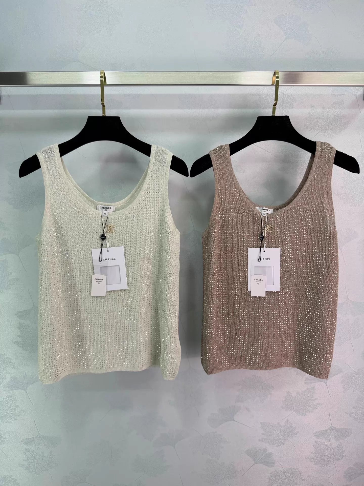 26ss Openwork Knit Vest