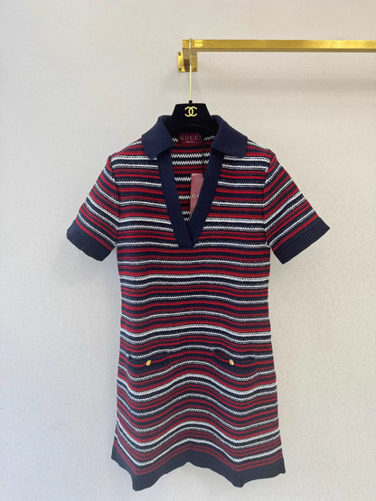 Striped Knit Dress
