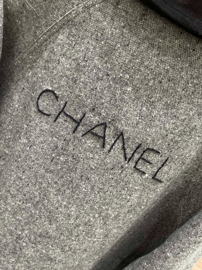 Grey wool blend jacket