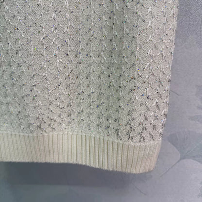 Knitted Sleeveless Vest