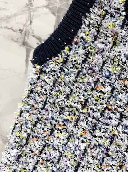 Knitted vest dress