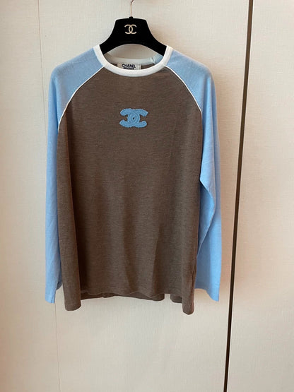 25fw New color blocked long sleeves