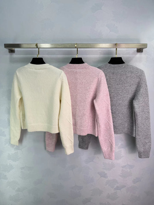 Cable-knit cardigan
