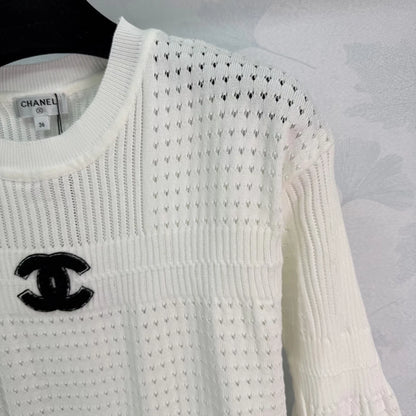 Openwork Knit Sweater