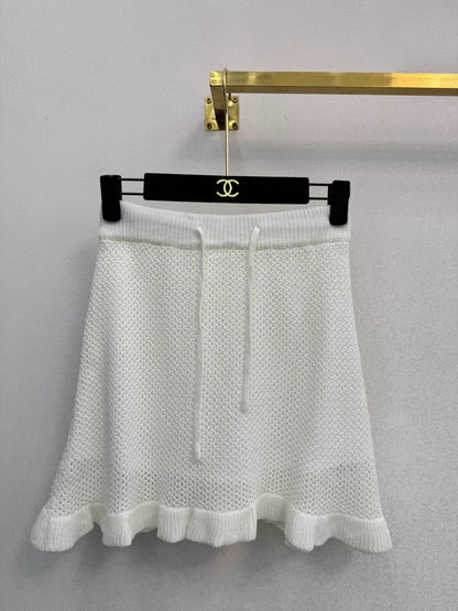 Knitted Vest + Skirt Set