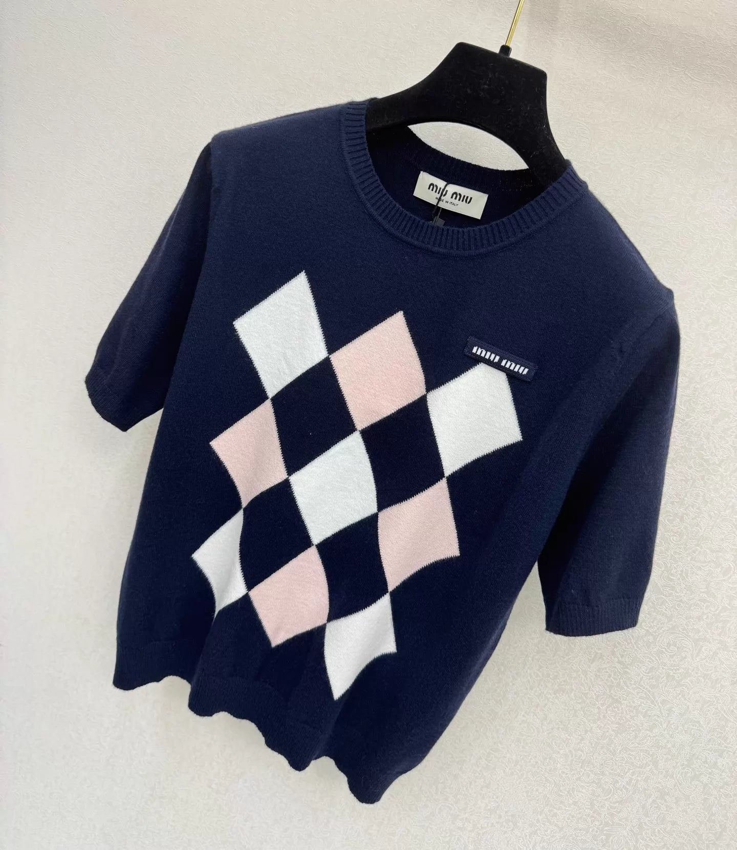 Short-Sleeve Knit Top