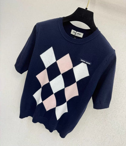 Short-Sleeve Knit Top