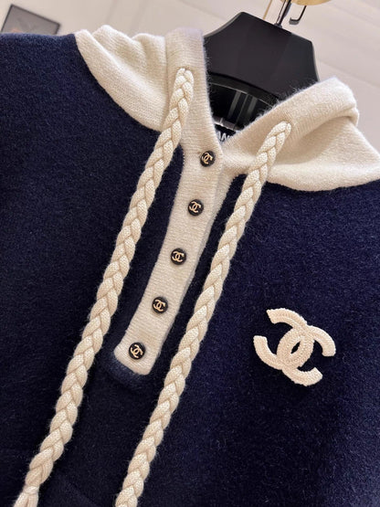 Preppy Hooded Sweater