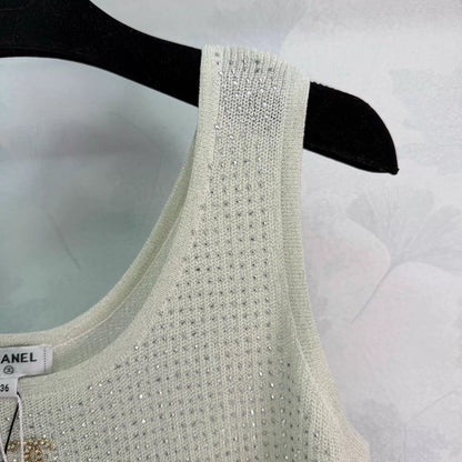 26ss Openwork Knit Vest