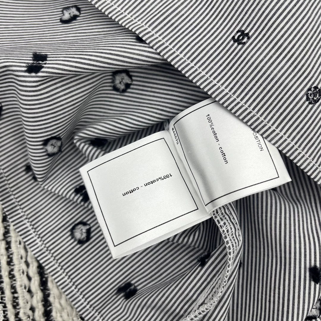 26ss Jacquard striped short-sleeved shirt
