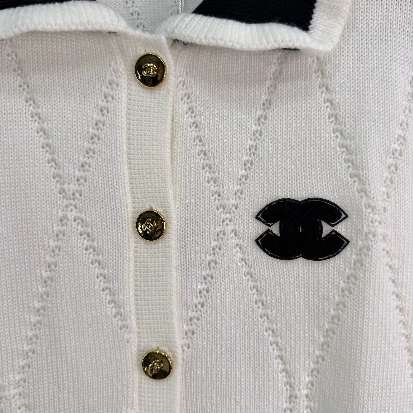 Diamond Pattern Knit Cardigan