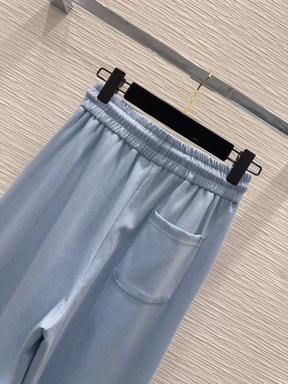 26ss Lace-up Wide-Leg Trousers