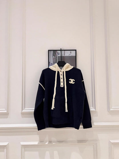 Preppy Hooded Sweater