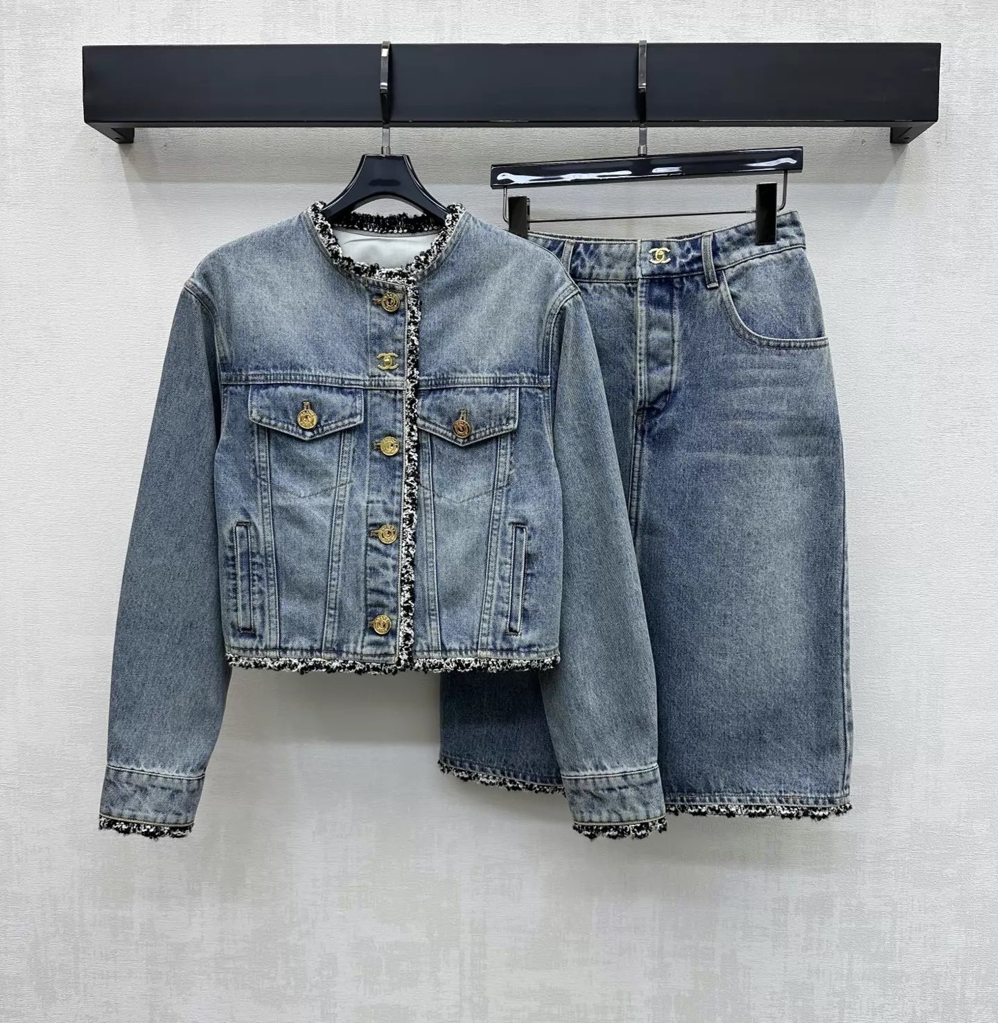 26ss Washed Denim  Jacket / Skirt
