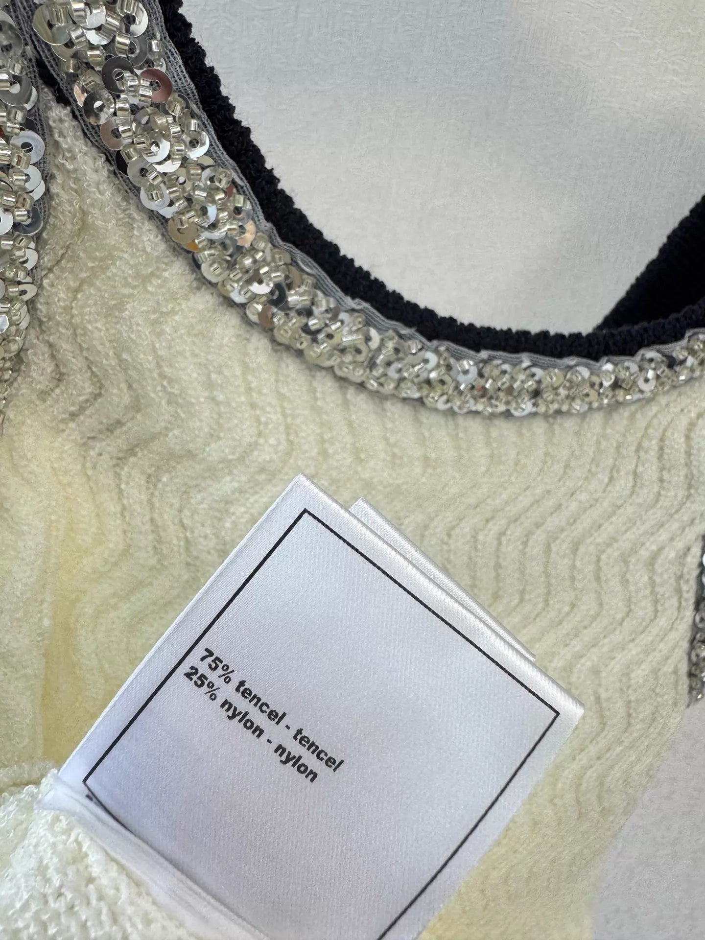 Sequined Knit Vest