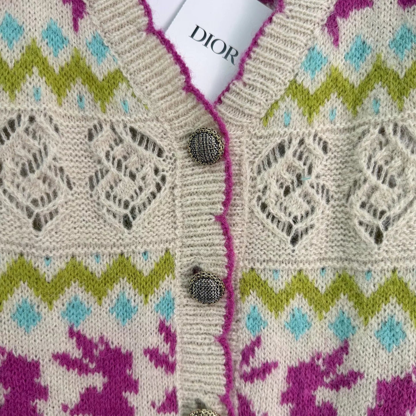 Logo Knit Cardigan