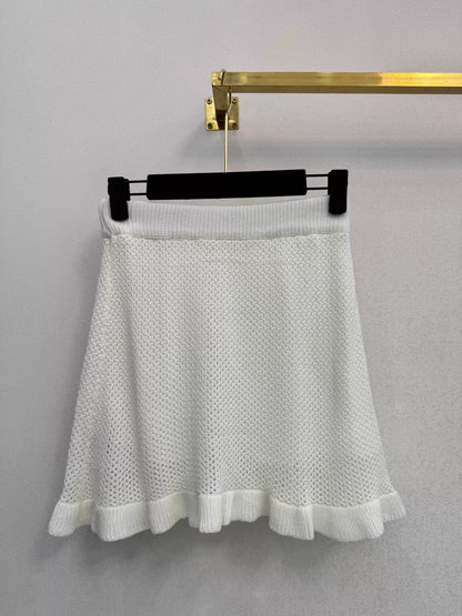 Knitted Vest + Skirt Set