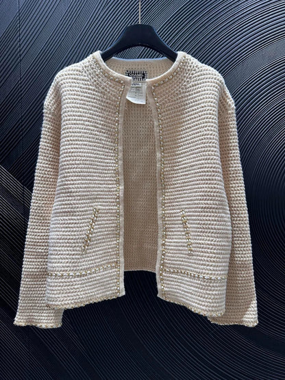 French style small fragrance knitted cardigan(vintage series)