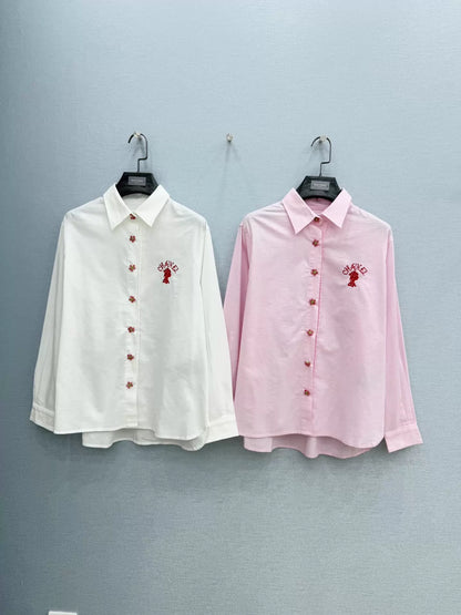 26ss Embroidered shirt