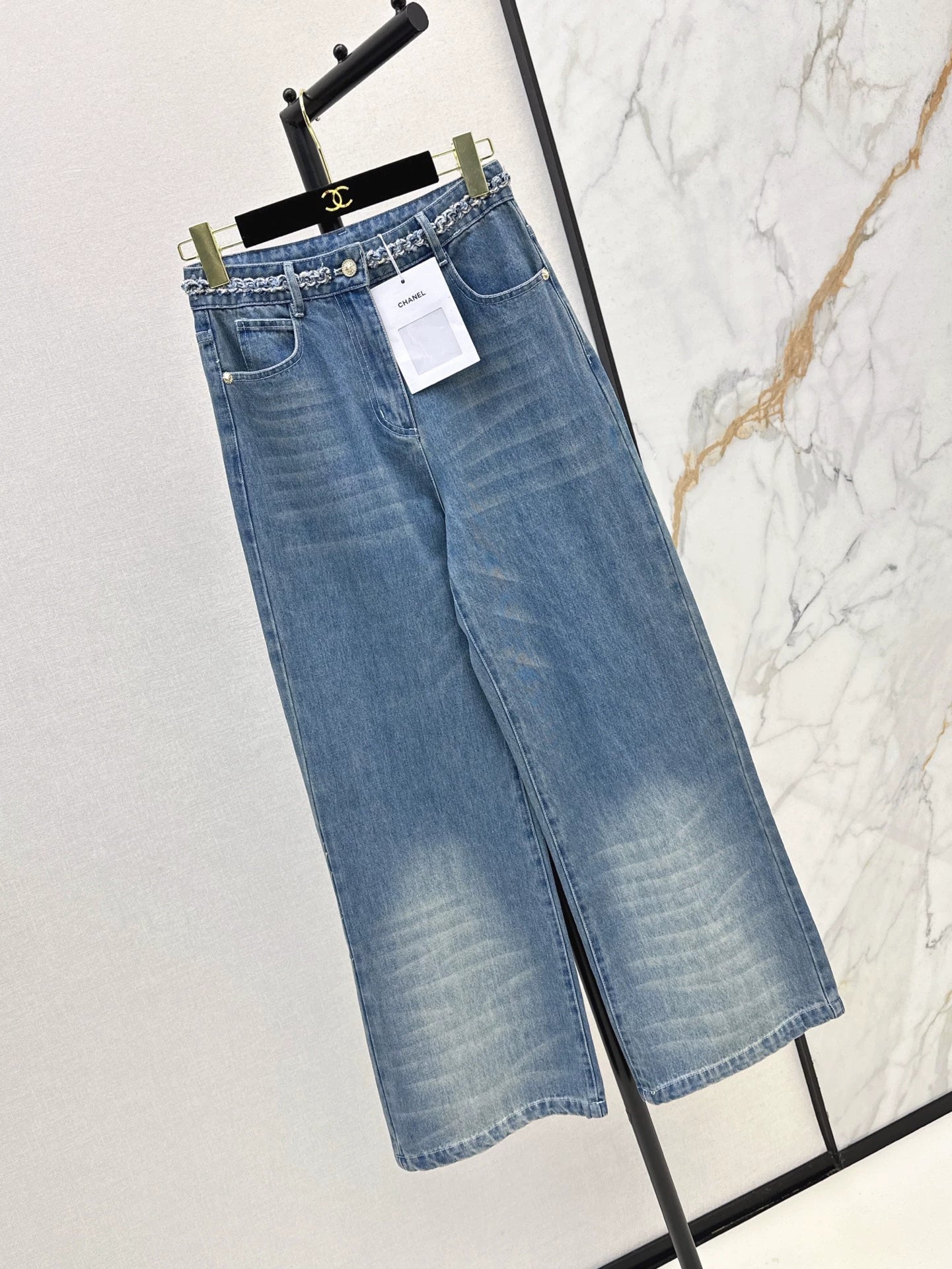 25 new nostalgic washed denim straight pants