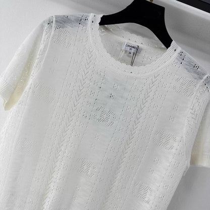 26ss Openwork Knit T-shirt