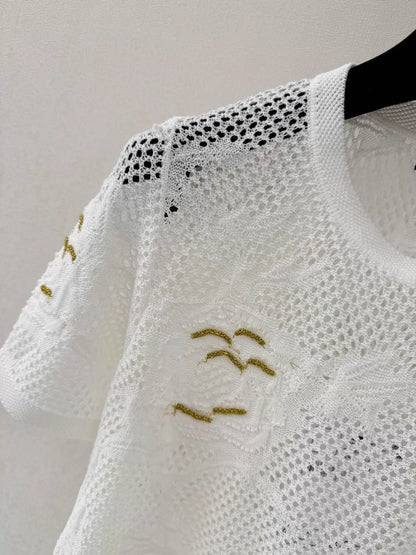 26ss Openwork Knit T-shirt