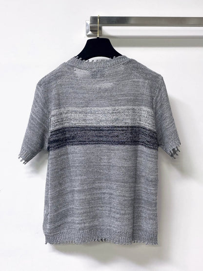 26ss Sequin Knit T-Shirt