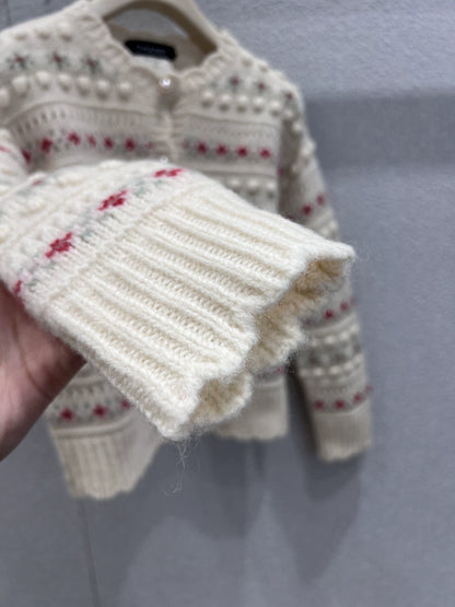 Hand-crocheted cardigan